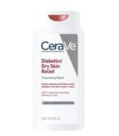 CeraVe Diabetics’ Dry Skin Relief Cleansing Wash
