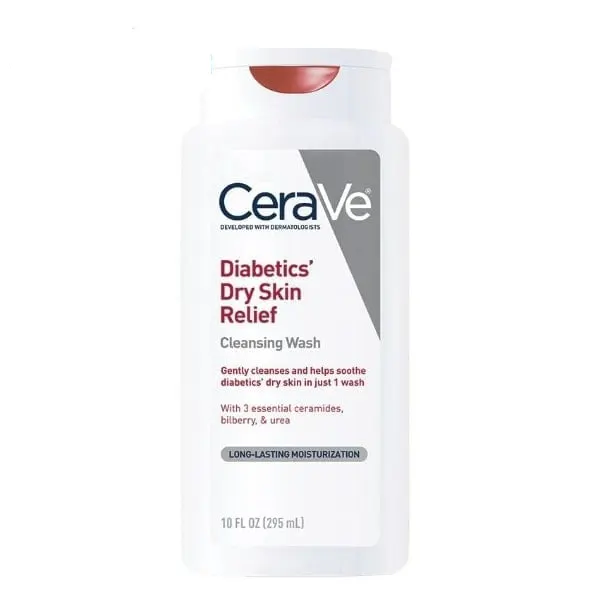 CeraVe Diabetics’ Dry Skin Relief Cleansing Wash